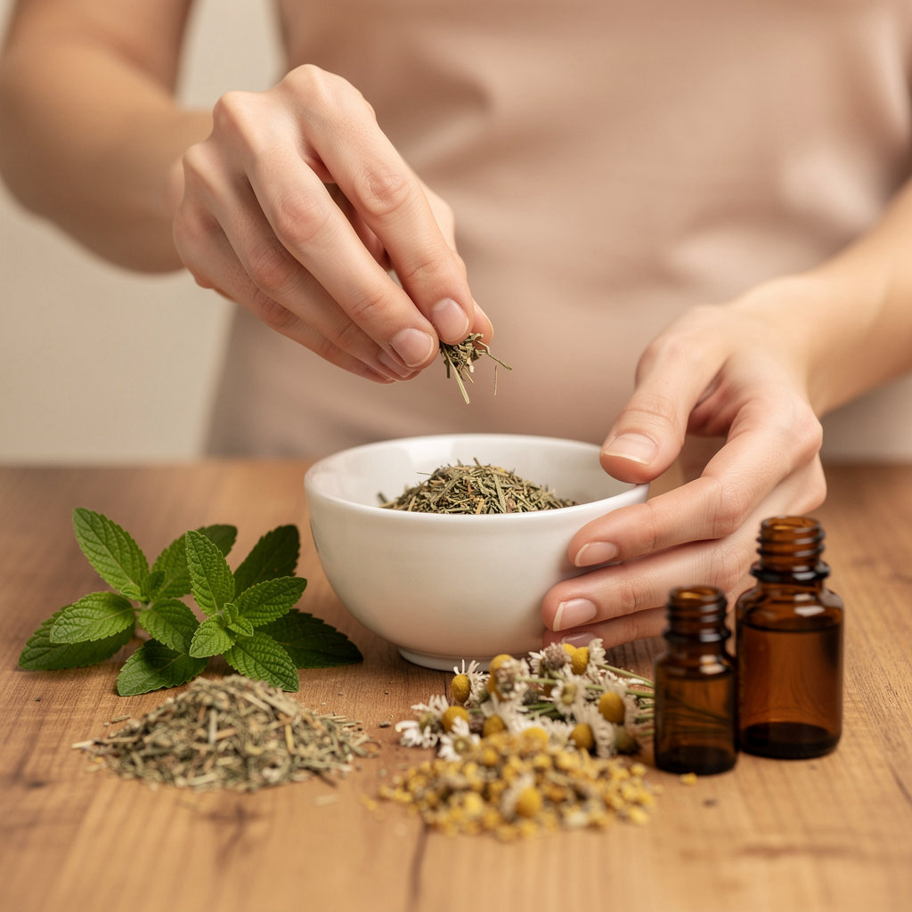 Andrea Lewis, LAc custom herbal medicine solutions in Santa Barbara for natural pain relief and holistic health